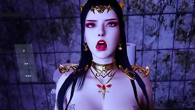 goddess in Fantasy: Animated kinks finishes off - 3d comic hentai